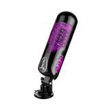 Cốc âm đạo silicon gắn tường thụ động màu đen dài 27cm