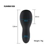 Cốc âm đạo silicon rung nhiều chế độ dài 1398mm màu đen