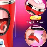 Cốc âm đạo rung liếm dài 23cm x 7cm