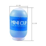 Cốc âm đạo giả silicon mini nhỏ gọn cầm tay dài 85mm