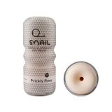 Cốc âm đạo giả silicon snail âm đạo miệng và hậu môn dài 160mm