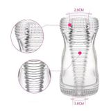 Cốc tâm đạo giả mini silicon trong suốt đường kính 2.6cm