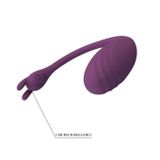 Trứng rung silicon tai thỏ điều khiển xa dài 10m sạc điện