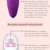 Trứng rung 2 đầu có gai điều khiển từ xa dùng sạc