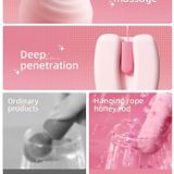 Trứng rung mini silicon có dây đeo gai dài 22.2cm