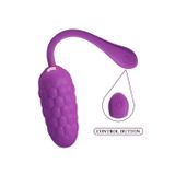 Trứng rung 12 tần số Pretty Love điều khiển mini dài 197mm