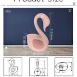 Trứng rung silicon con thiên nga có 7 tần số dài 11cm