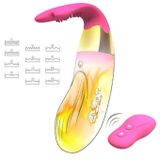 Trứng rung hồng điều khiển từ xa có gai silicon dài 11cm