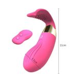 Trứng rung hồng điều khiển từ xa có gai silicon dài 11cm