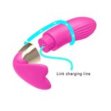 Trứng rung hồng điều khiển từ xa có gai silicon dài 11cm