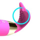 Trứng rung hồng điều khiển từ xa có gai silicon dài 11cm