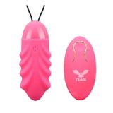 Trứng rung silicon điều khiển từ xa có 10 tần số pin sạc