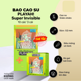 Bao Cao Su Siêu Mỏng Playah Super Invisible Cao Cấp Chính Hãng
