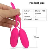 Trứng rung silicon 2 đầu có 7 tần số dài 70cm chống nước