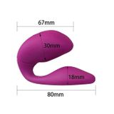 Trứng rung silicon mềm mại điều khiển từ xa sạc USB