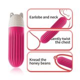 Trứng rung tai gấu có 10 tần số sạc USB dài 8.4cm