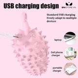 Trứng rung mini có gai điều khiển qua APP sạc USB dài 88.5mm