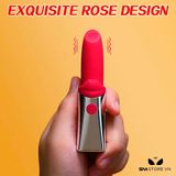 Trứng rung thỏi son môi silicon dài 13cm có 10 tần số