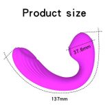 Trứng rung hút 2 đầu có 7 tần số dài 13.7cm sạc điện