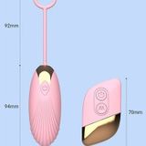 Trứng rung silicon điều khiển từ xa có 5 tần số dài 186mm