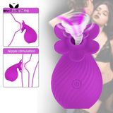 Trứng rung ngụy trang lọ hoa silicon nhỏ gọn dài 108mm