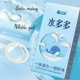 Bao Cao Su Gia Đình Siêu Mỏng Cá Heo Xanh MingLiu  100 cái