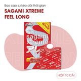 Bao Cao Su Sagami Xtreme Feel Long Kéo Dài Thời Gian, Siêu Điểm Nổi 10 cái