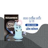Bao Cao Su Kéo Dài Thời Gian Maxxmen 5in1 ProLong 12 cái