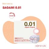 Bao Cao Su Siêu Mỏng Sagami 0.01 - Hộp 1 Cái  391523