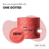Bao Cao Su Gai Lớn Ome Dotted Hương Bạc Hà - Hộp 10 Cái  391524
