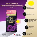 Bao Cao Su Siêu Mỏng Jex Glamourous Butterfly Hot Nóng Ấm 6 cái