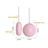 Trứng rung mini có dây nối điều khiển hình vỏ sò