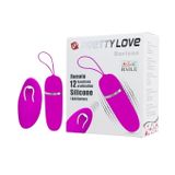 Trứng rung điều khiển từ xa không dây nhỏ gọn màu tím