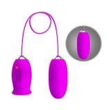 Trứng rung hút 2 đầu silicon có lưỡi liếm dài 73mm 391750