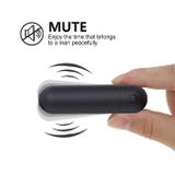 Trứng rung mini ngụy trang hình viên đạn màu đen dài 80mm