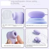 Trứng rung 2 đầu cực mạnh sạc điện dài 8cm màu tím