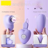 Trứng rung 2 đầu cực mạnh sạc điện dài 8cm màu tím