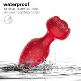 Máy rung hậu môn đế hình hoa hồng dài 9.9cm sạc điện