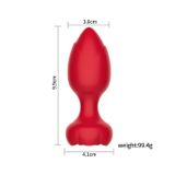 Máy rung hậu môn đế hình hoa hồng dài 9.9cm sạc điện