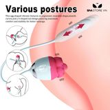 Máy bú nữ có lưỡi rung 10 tần số silicon dài 44.5cm