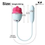 Máy bú nữ có lưỡi rung 10 tần số silicon dài 44.5cm