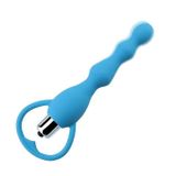 Máy rung hậu môn chuỗi 4 hạt silicon dài 17cm