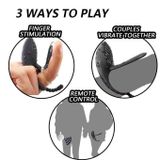 Máy rung hậu môn mix vòng rung đeo dương vật điều khiển xa