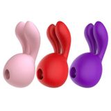 Kẹp núm vú tai thỏ rung 8 tần số sạc điện dài 10.2cm