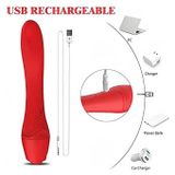 Gậy rung bông hoa 10 chế độ kèm sưởi ấm dài 19cm