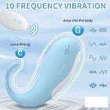 Trứng rung cá voi silicon điều khiển qua APP có 10 chế độ