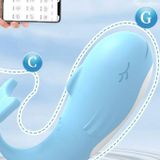 Trứng rung cá voi silicon điều khiển qua APP có 10 chế độ