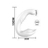 Máy rung hai đầu hình chữ C dài 13cm sạc điện chống nước