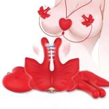 Máy rung núm vú hình cánh bướm điều khiển xa sạc điện