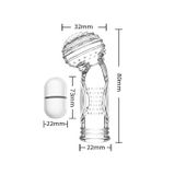 Bao cao su ngón tay kèm trứng rung mini siêu nhỏ